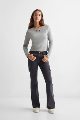 Camiseta manga larga aberturas de Mango Teen en Buzos y Sweaters para argentina