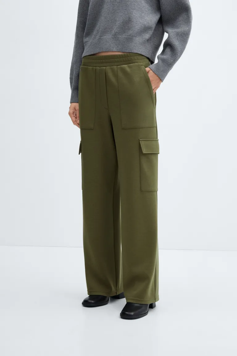 Pantalón cargo cintura elastizada de Mango en Pantalones para argentina