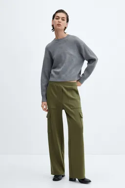 Pantalón cargo cintura elastizada de Mango en Pantalones para argentina