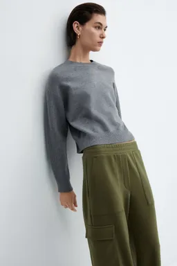 Pantalón cargo cintura elastizada de Mango en Pantalones para argentina