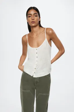 Top lino botones de Mango en Tops para argentina