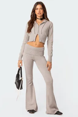 Pantalón tejido desiree tiro bajo de Edikted en Pantalones para argentina