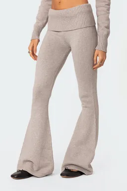Pantalón tejido desiree tiro bajo de Edikted en Pantalones para argentina