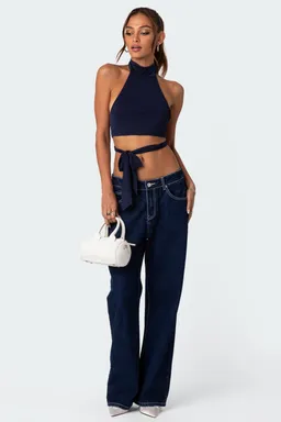 Crop top anudado hamlin de Edikted en Tops para argentina