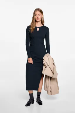 Vestido midi escote lágrima de Mango Teen en Vestidos para argentina