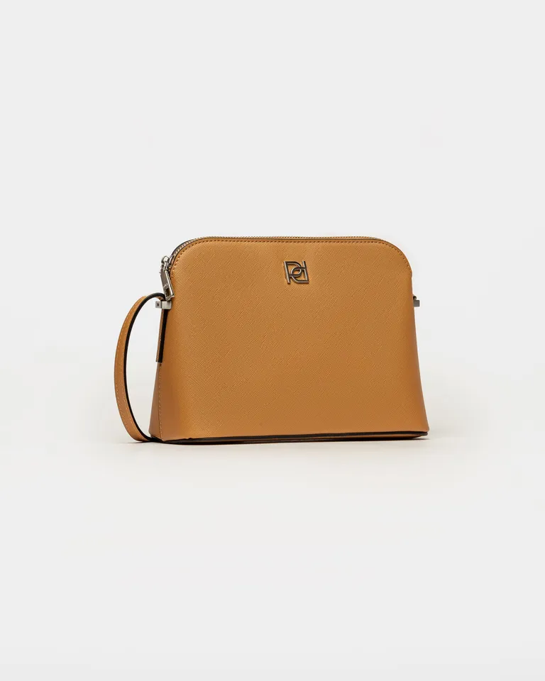 Bandolera dyna en efecto cuero zaffiano - Diseño elegante y versátil para todo momento de Prüne en Bolsos y Carteras para argentina