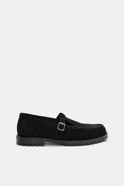 Zapatos de cuero con hebillas de Pull&Bear en Mocasines y Náuticos para argentina