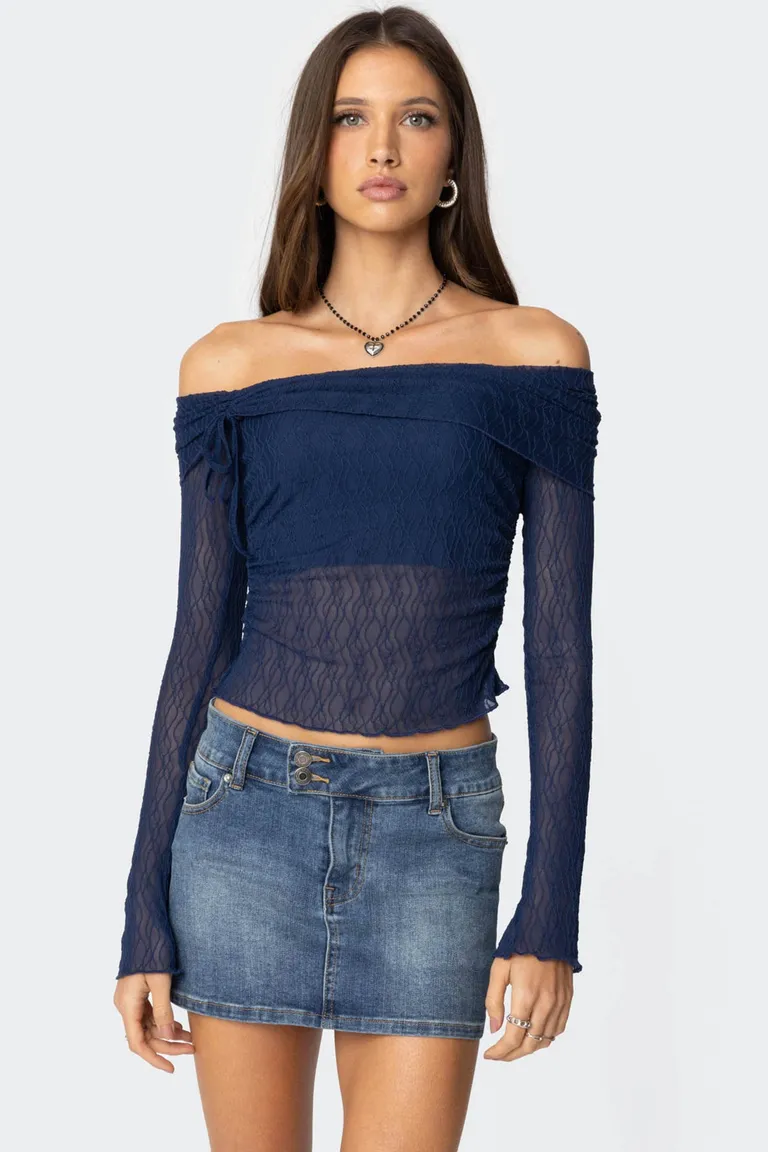 Top transparente cordón de Edikted en Tops para argentina