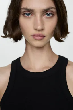 Top algodón canalé de Mango en Tops para argentina