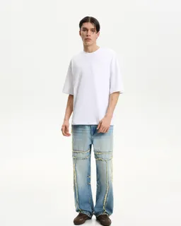 Jeans baggy flecos de Bershka en Pantalones para argentina
