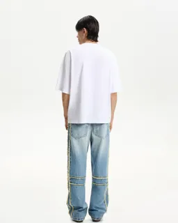 Jeans baggy flecos de Bershka en Pantalones para argentina