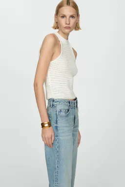 Top punto calados de Mango en Tops para argentina