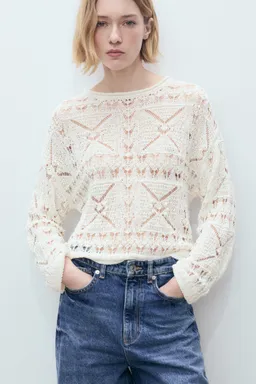Sweater oversize calado de Mango en Buzos y Sweaters para argentina
