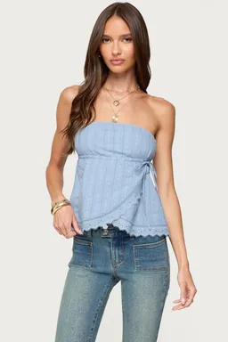 Top narnie rayas strapless de Edikted en Tops para argentina