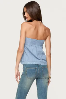 Top narnie rayas strapless de Edikted en Tops para argentina