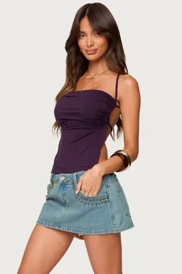 Top leonora halter babydoll de Edikted en Tops para argentina