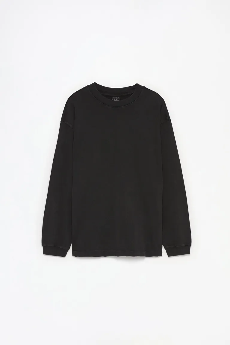 Remera pesada manga larga de Lefties en Buzos y Sweaters para argentina