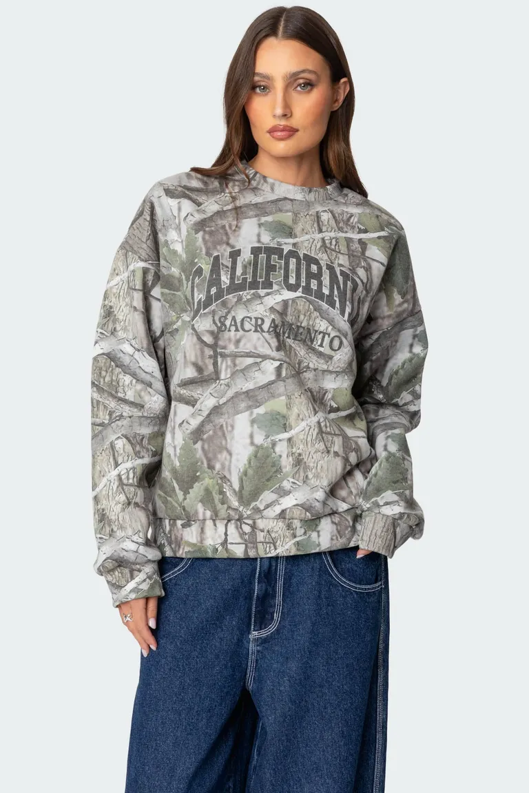 Buzo cali camuflado de Edikted en Buzos y Sweaters para argentina