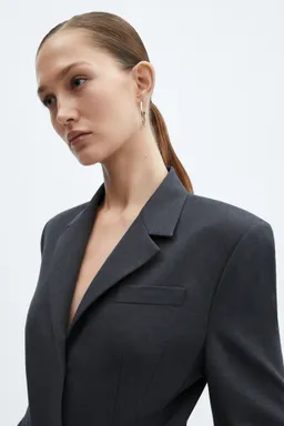 Body americana entallada lana de Mango en Blazers para argentina