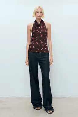 Top drapeado floral de Mango en Tops para argentina