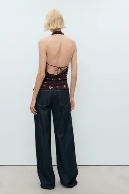 Top drapeado floral de Mango en Tops para argentina