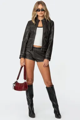 Chaqueta cuero sintético roxie de Edikted en Chaquetas para argentina