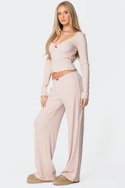 Pantalón acanalado roselle de Edikted en Pantalones para argentina