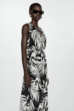 Vestido lazos estampado de Mango en Vestidos para argentina