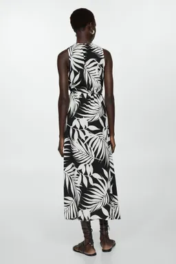 Vestido lazos estampado de Mango en Vestidos para argentina