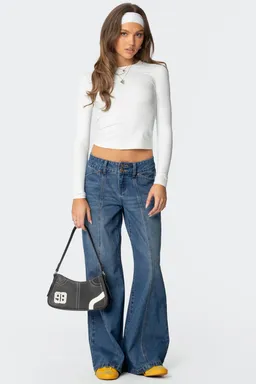 Jeans tiro bajo charlie de Edikted en Pantalones para argentina