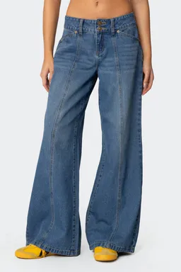 Jeans tiro bajo charlie de Edikted en Pantalones para argentina