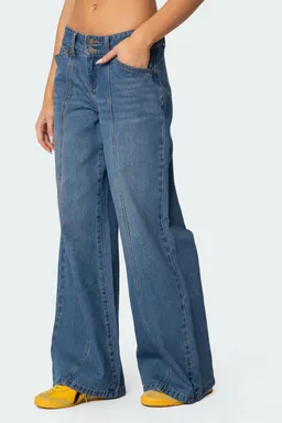 Jeans tiro bajo charlie de Edikted en Pantalones para argentina