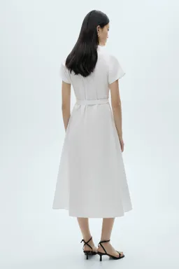 Vestido con pliegues lazo de Mango en Vestidos para argentina