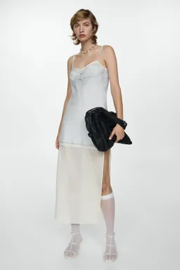 Vestido lencero lazo de Mango en Vestidos para argentina