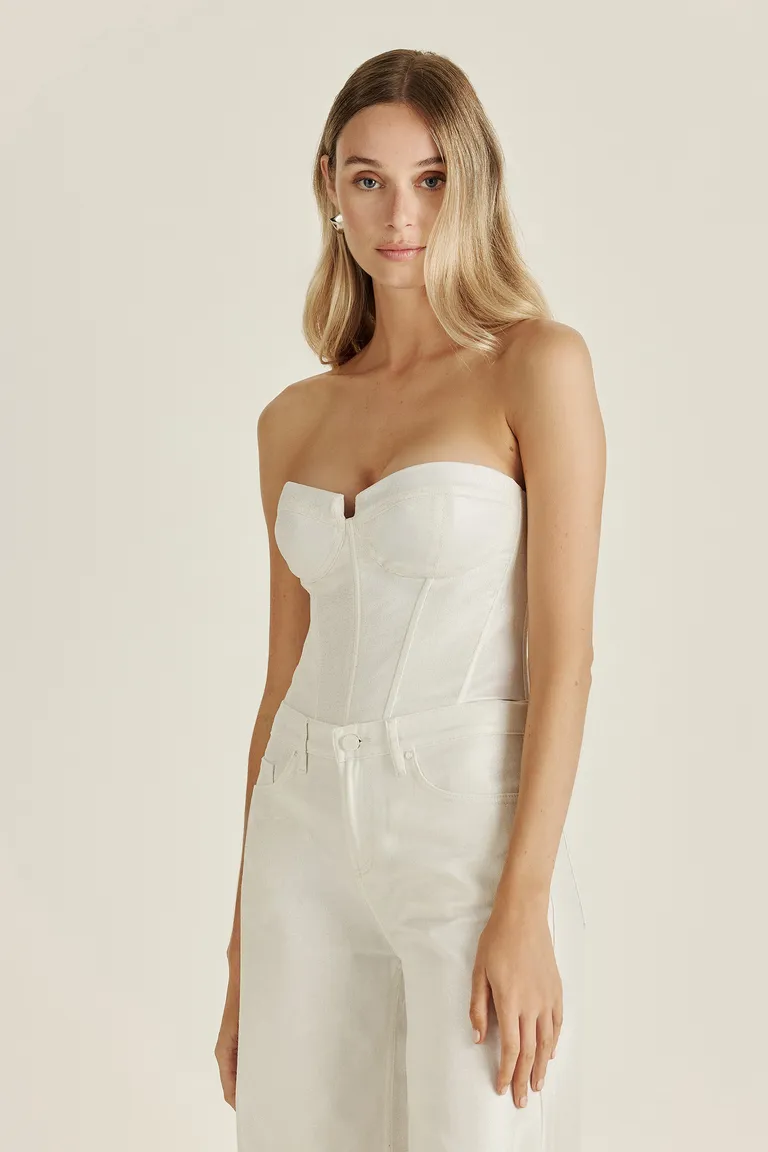 Top de Corte Entallado con Efecto Luminoso para Mujer de Tucci en Tops para argentina