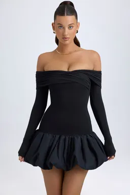 Mini vestido modal escote bardot de Oh Polly en Vestidos para argentina