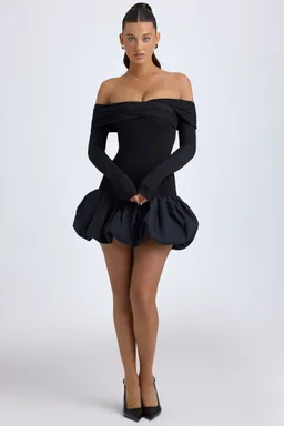 Mini vestido modal escote bardot de Oh Polly en Vestidos para argentina