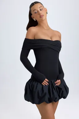 Mini vestido modal escote bardot de Oh Polly en Vestidos para argentina