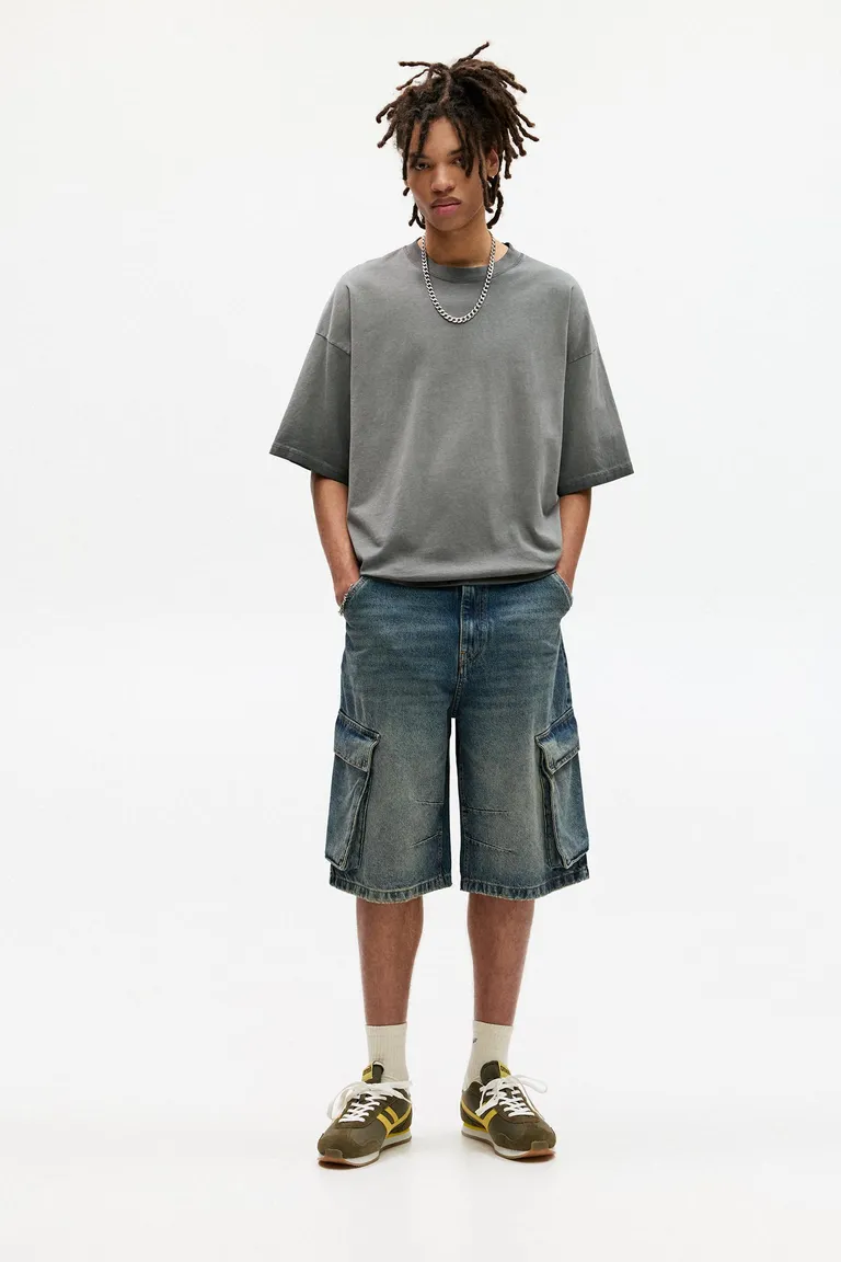 Bermuda vaquera cargo skater stwd de Pull&Bear en Bermudas y Shorts para argentina