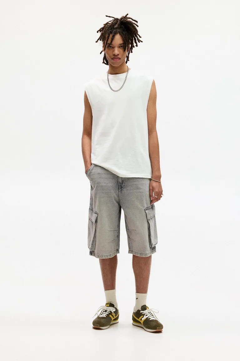 Bermuda vaquera cargo skater stwd de Pull&Bear en Bermudas y Shorts para argentina