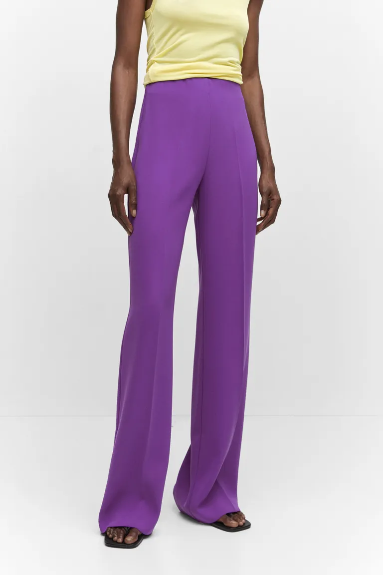 Pantalón sastrero wideleg de Mango en Pantalones para argentina