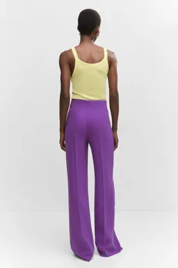 Pantalón sastrero wideleg de Mango en Pantalones para argentina