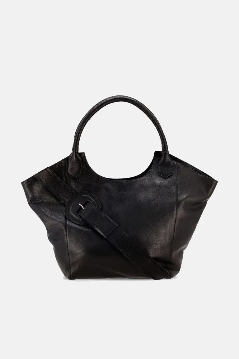 Bolso de cuero vacuno napado de líneas limpias y gran capacidad de Justaosadia en Bolsos y Carteras para argentina