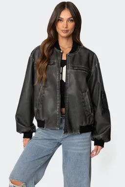 Campera bomber ecocuero vava de Edikted en Chaquetas para argentina