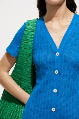 Vestido crochet con botones de Mango en Vestidos para argentina