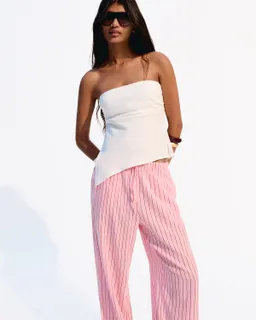 Top bandeau con lino de Bershka en Tops para argentina