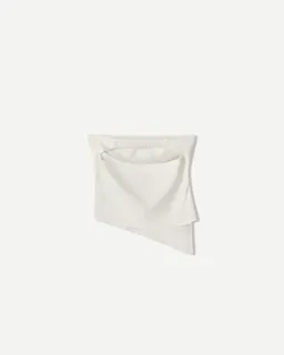 Top bandeau con lino de Bershka en Tops para argentina