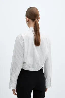 Camisa rayas nudo de Mango en Camisas para argentina