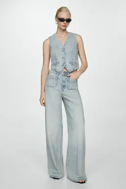 Chaleco jean costuras de Mango en Chalecos para argentina
