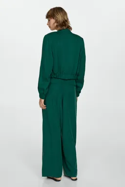 Pantalón lyocell cinturón de Mango en Pantalones para argentina